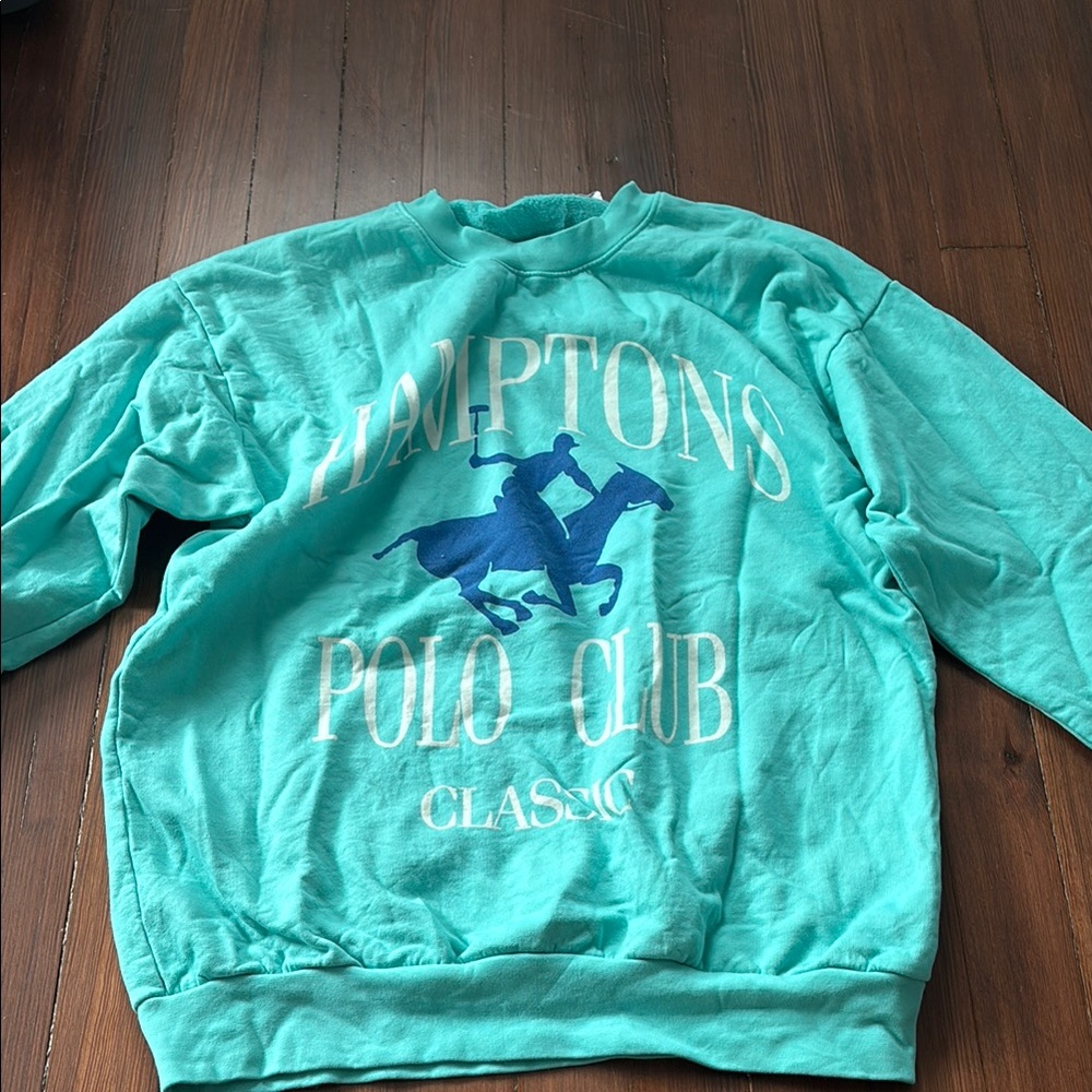 Project Social T Blue Crew Neck Sweater